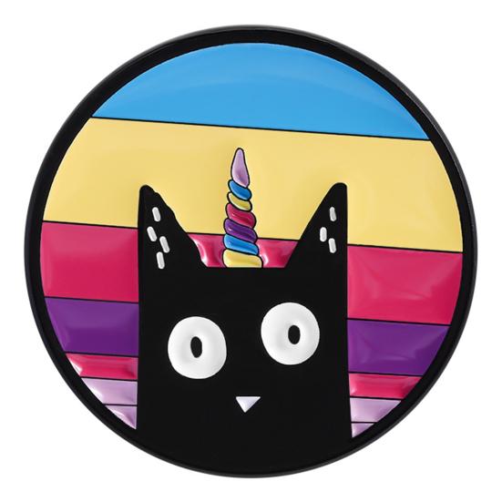 Long-lasting Brooch Black Cat Themed Brooch, Anti-Rust Lightweight Lapel Pin, Cartoon Jewelry Accessories for Clothing Bag Decoration Party
