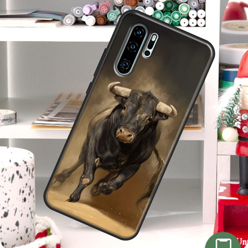 Bullfight Bull Fighter Case For Huawei Nova 11 Pro 10 9 SE 3i 7i 11i 5T Y60 Y61 Y70 Y90 Y91 P20 P40 P30 Lite Cover