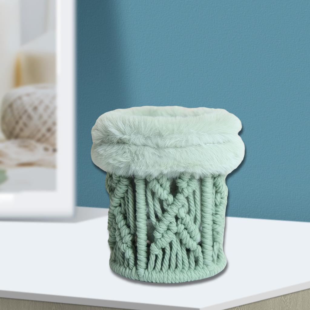 Bohemian Cotton Rope Pen Eyeglass Holder Multipurpose Fabric Storage Organizer For Desk Office Home Decor