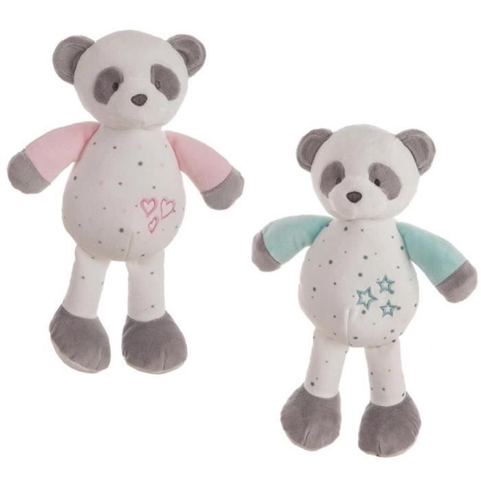 Peluche - LLOPIS - Pandasuave - 28 cm - Rose - Bébé - Mixte