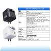 65W GaN Mobile Charger with Retractable Cable, USB & Type-C Ports, Compatible with Chinese & European Plugs