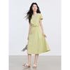 Women's French Style Pure Cotton A-Line Summer Dress