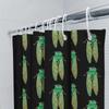 Cicada Shower Curtain Nature Insect Wall Art Bathroom Decor Tropical Forest Backdrop Vintage Chic Home Textile