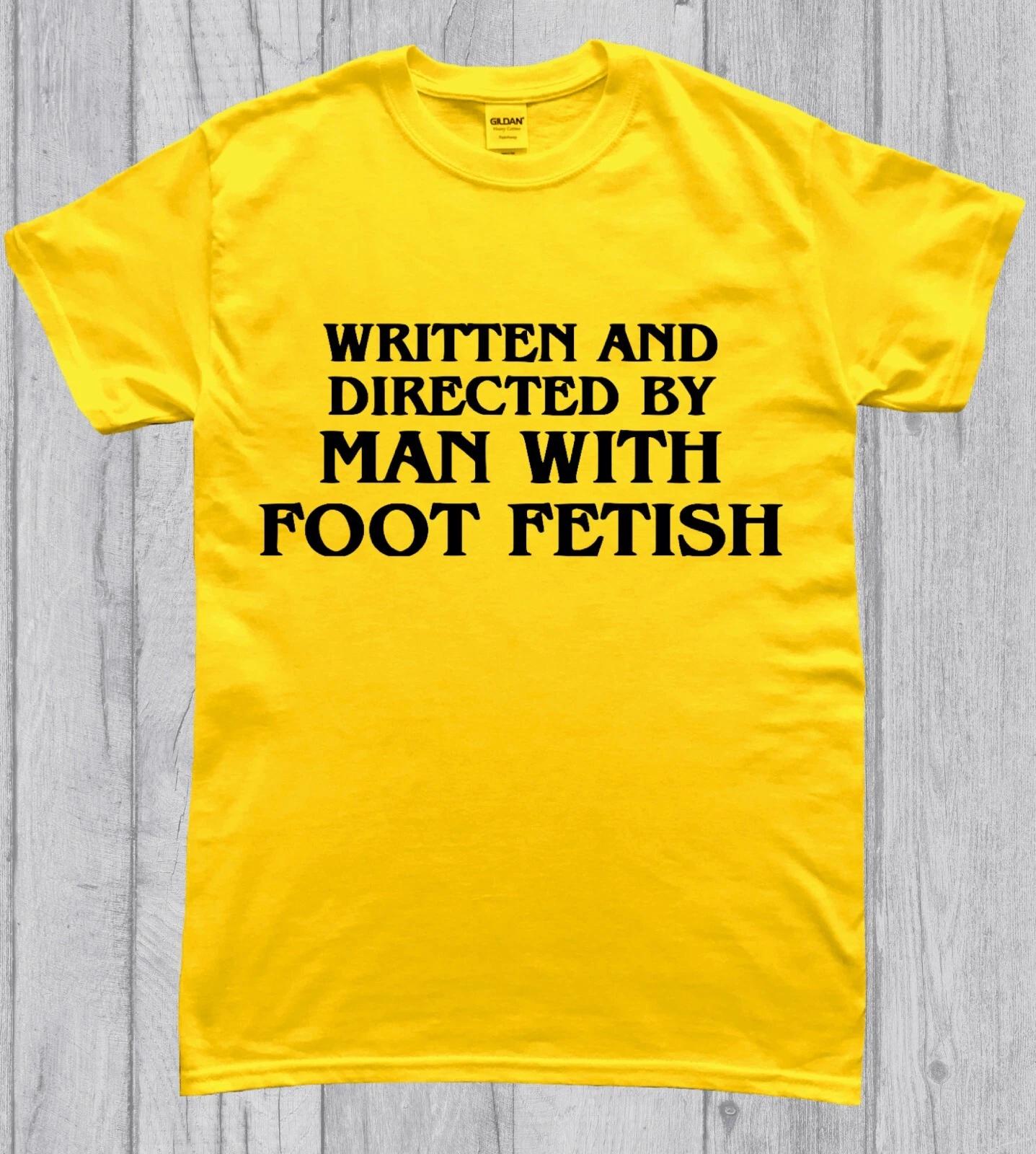 Quentin Tarantino Written by Foot Fetish Funny Film T-Shirt S