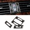 Carbon Fiber Center Air Condition Vent Frame Cover Trim For BMW 5 Series E60 E61