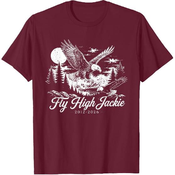 Fly High Jackie, Jackie and Shadow Bald Eagle T-Shirt