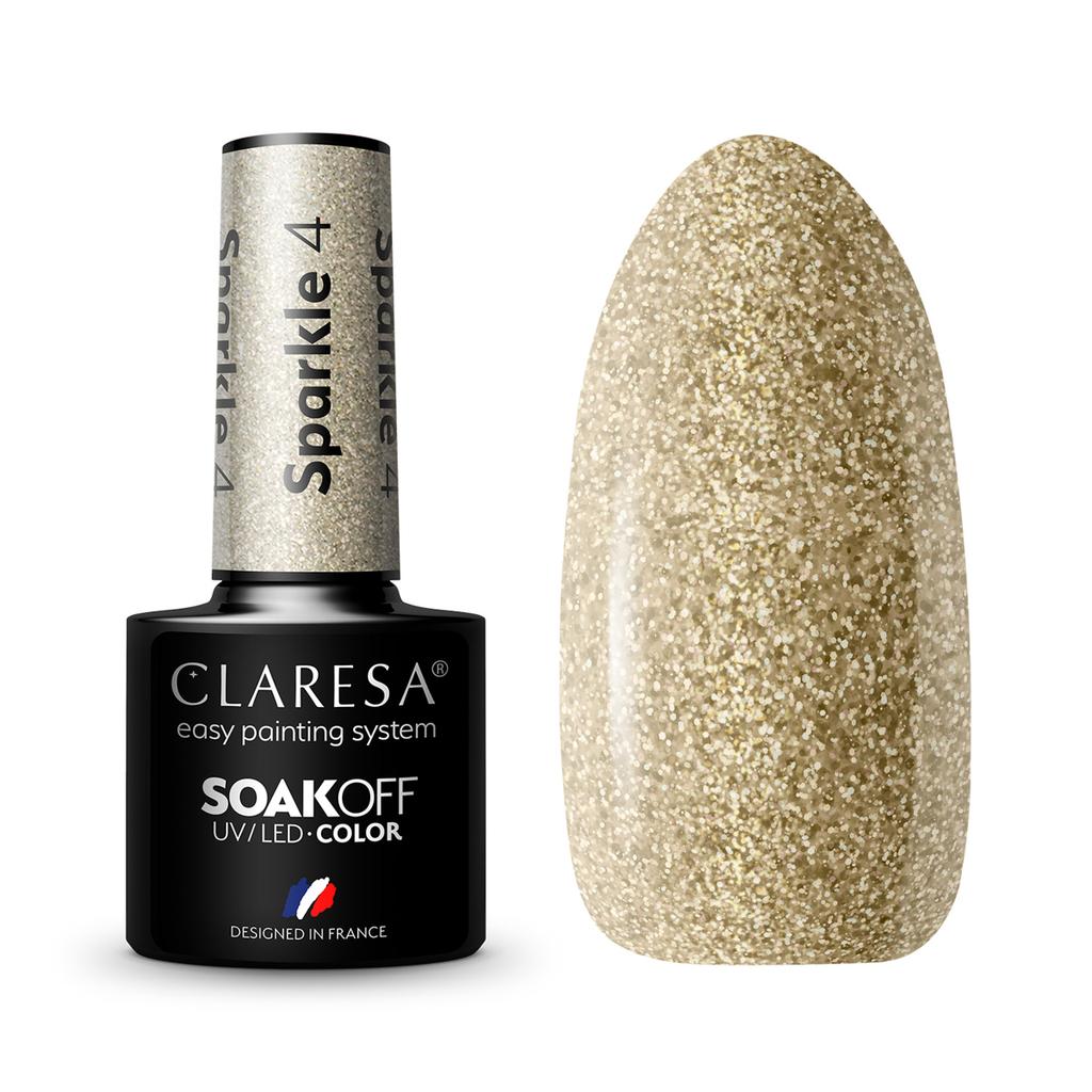 Claresa Lakier Hybrydowy Sparkle 4 -5G