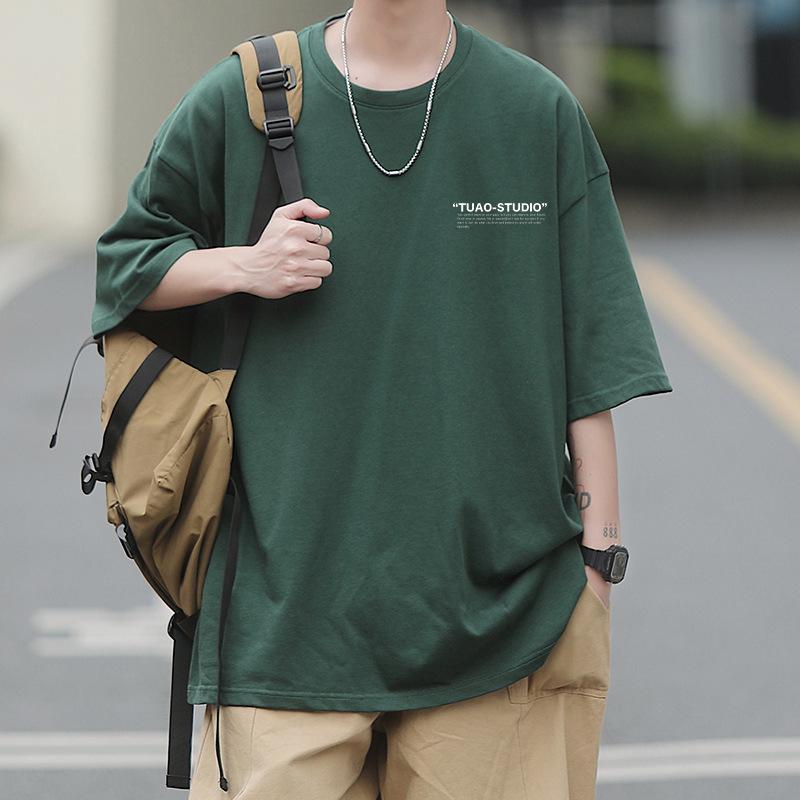 

летние мужские футболки хлопковые футболки с коротким рукавом удобная ткань спортивная одежда 3XL