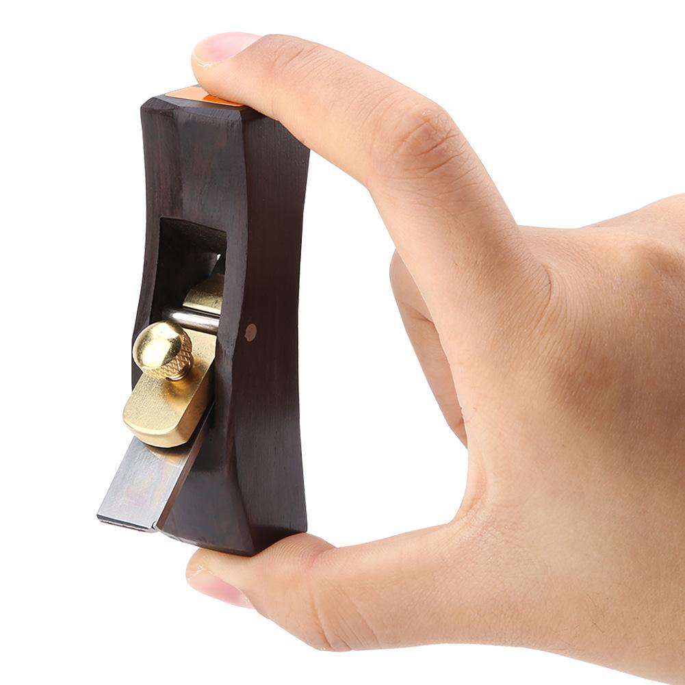 Blade,   Ebony Arc Bottom Hand Plane Carpenter Wood Grooving Trimming   Wood Plane with Pointed Blade Firm Structure