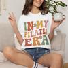 In My Pilates Era Comfort Colors Crop Top; Pilates Instructor Women's Tee; Mindful Movement Fitness Apparel