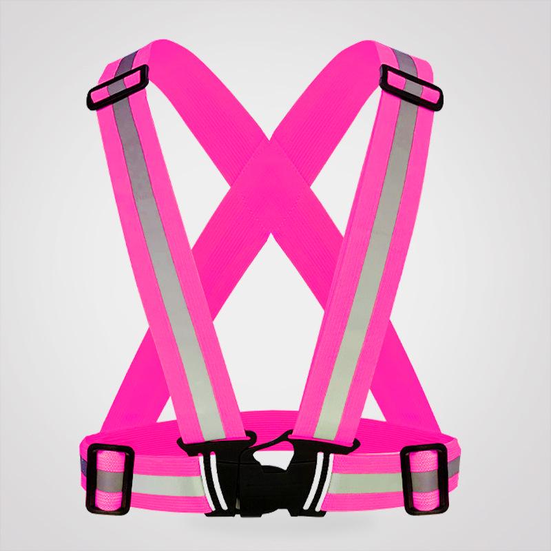 High Visibility Reflective Vest for Safety in Night Running, Cycling, Sanitation, and Construction