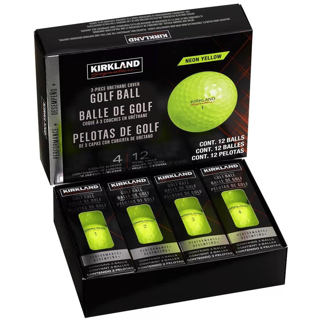 Kirkland Signature Golf Balls Version Pack of 24 3-Piece 2.0 Yellow,