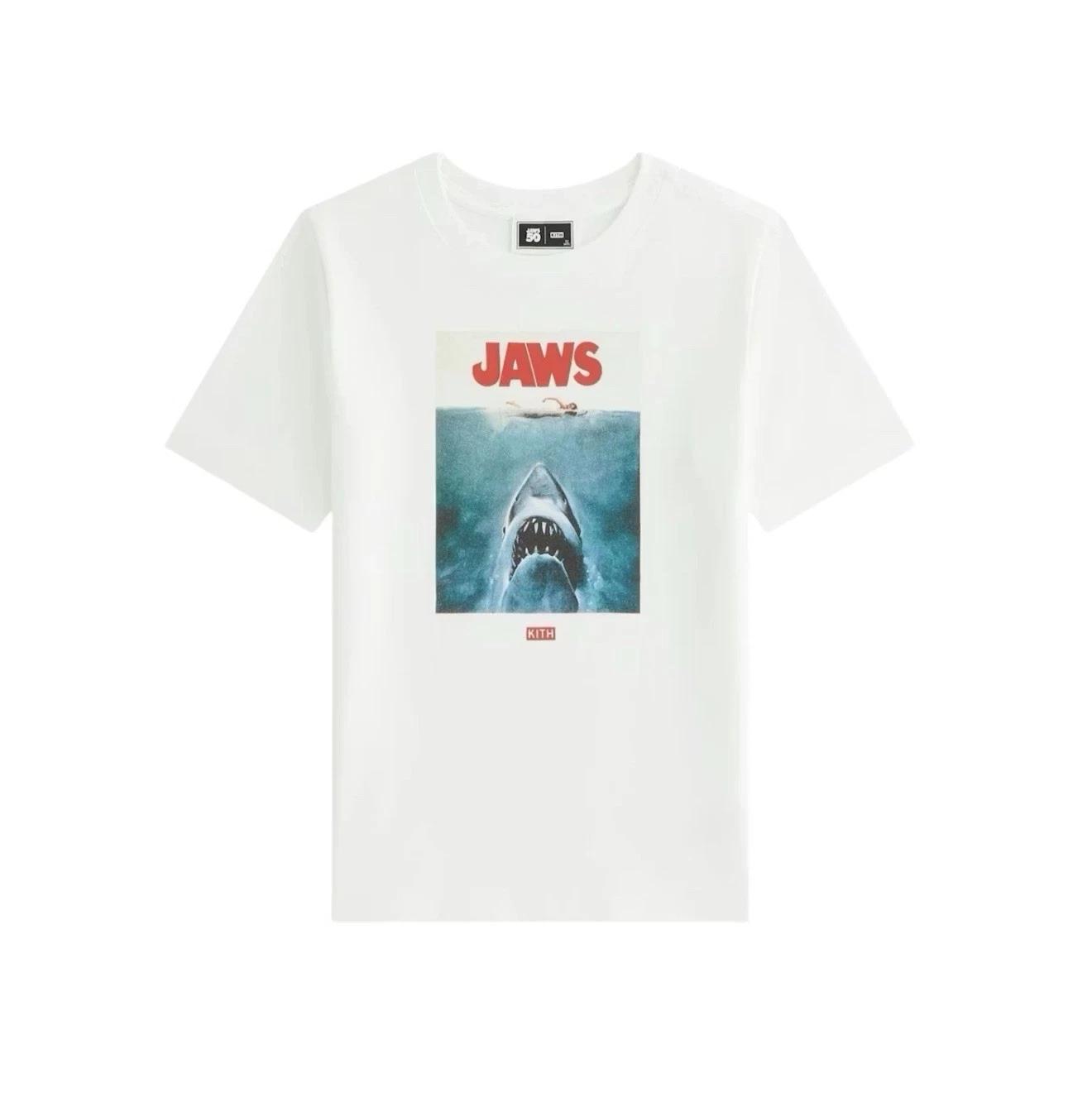 Kith Kids x JAWS Poster Vintage Tee White Brand New Size 4T S