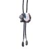 Mens Western Shirt Collar Necktie American Bolo Tie Indian Head Feathered Pendant Cowboy Necklace Jewelry Shirt Chain