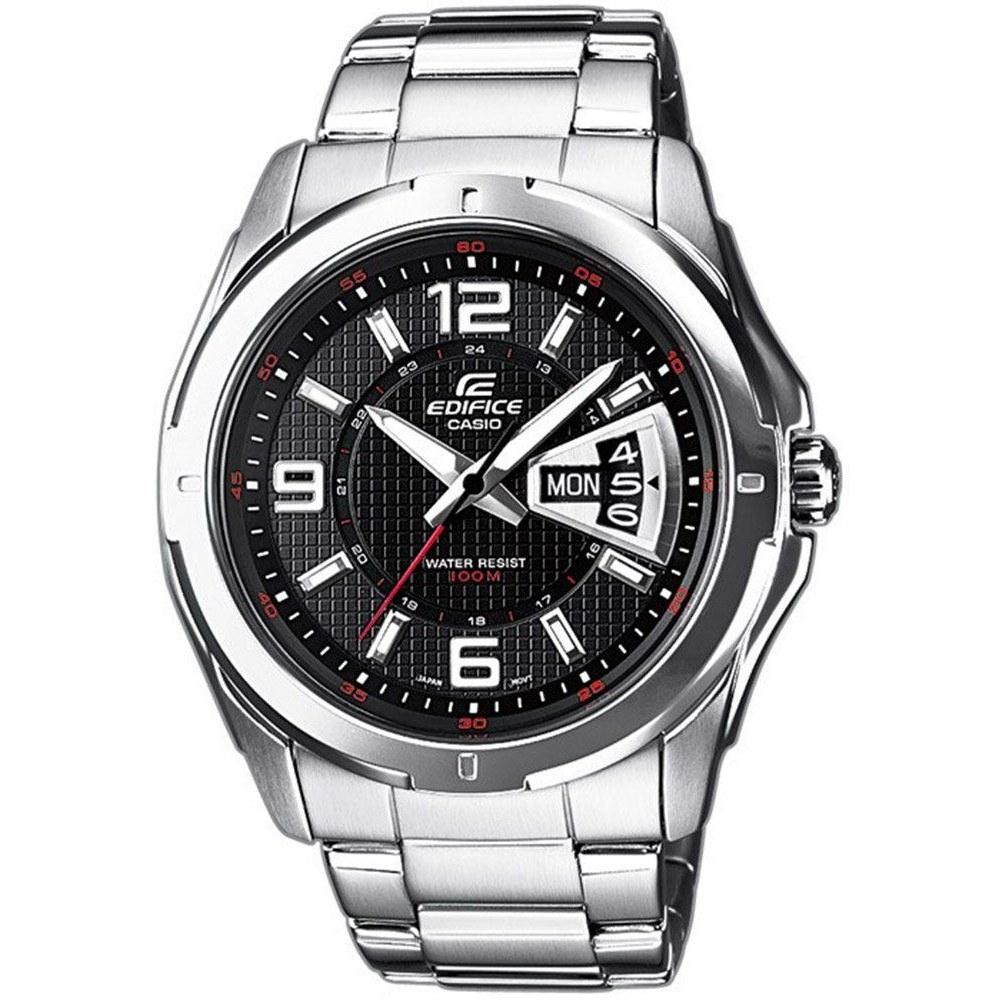 Casio Edifice mens wristwatch stainless steel EF-129D-1AVEF