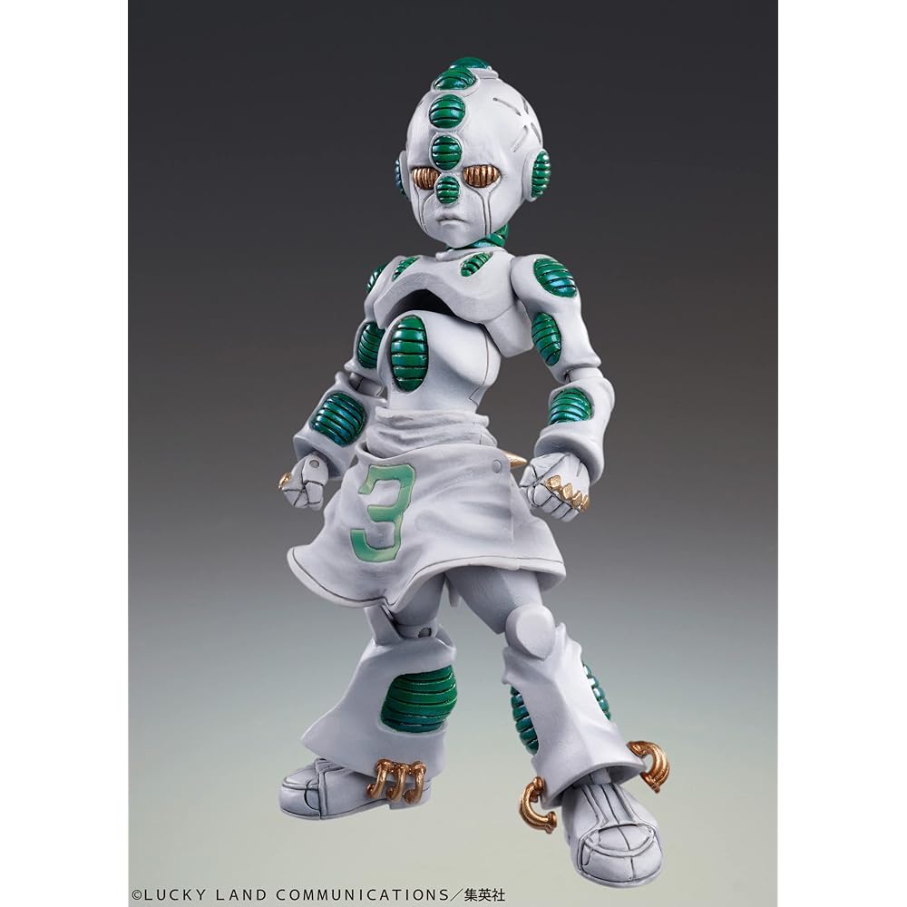 Super Action Figur "JoJo's Bizarre Adventure Teil 4" "Ec" (Akt 2) & Ez (Akt 3)„Ca. 85mm & Ca.. 35mm PVC & ABS & Nylon Bemalte Bewegliche Figur