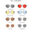 Foreign Trade Round Frame Punk Sunglasses Hollow Double Spring Metal Sunglasses Hollow Legs Sunglasses