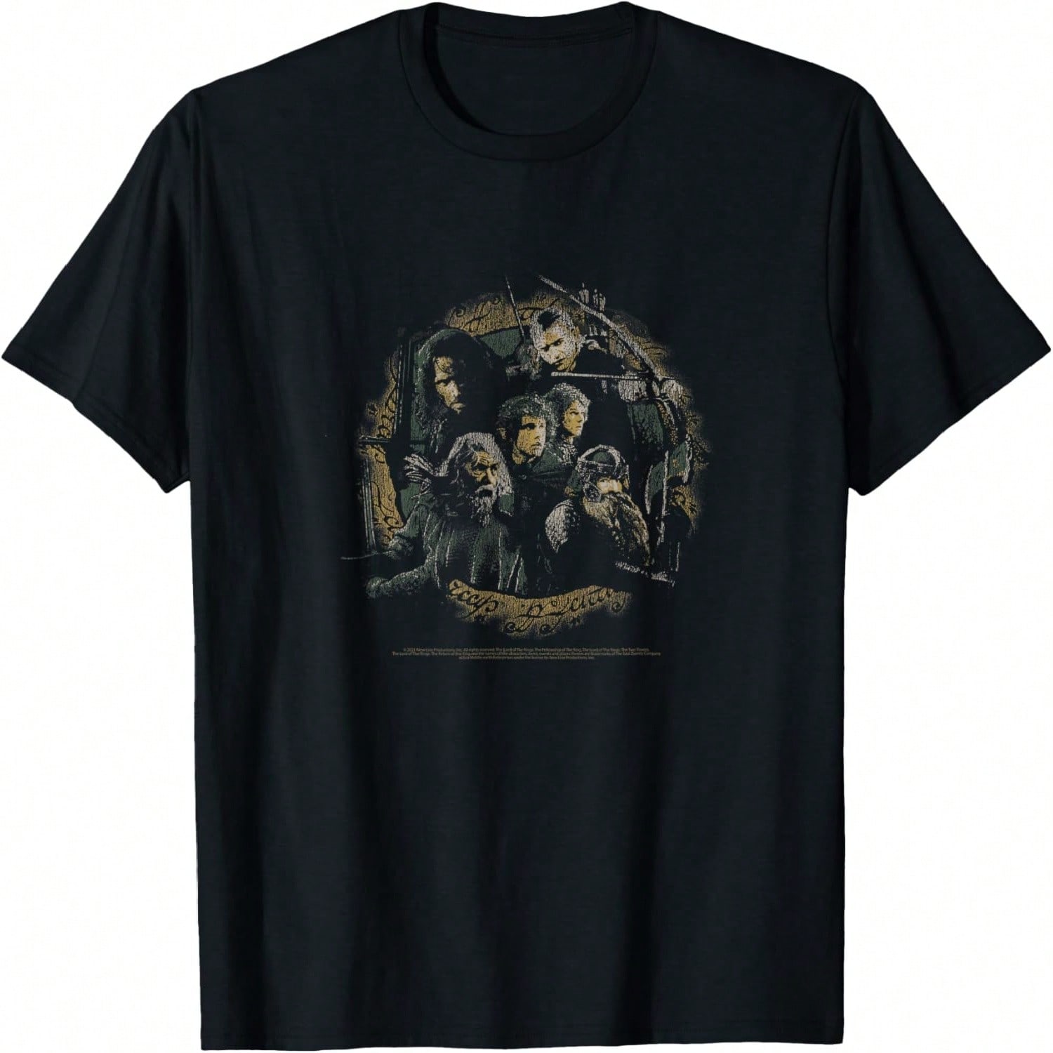 The Gandalf Overlay Poster T-Shirt S разноцветный