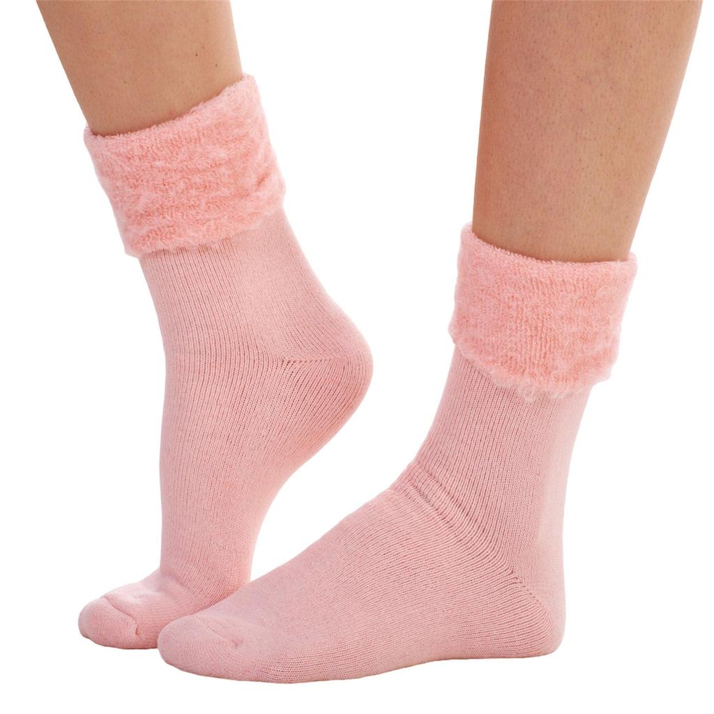 Soxy Womens/Ladies Thermal Fleece Socks (Pack of 6)