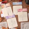 6 Pcs Tree Stencils Cartoon Leaf Stencils Hollow Out Drawing Templates for DIY Projects Reusable Painting Template