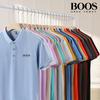 Summer New Embroidered Casual Sports Collar Polo Shirt, Sweat Wicking and Moisture Absorbing Pure