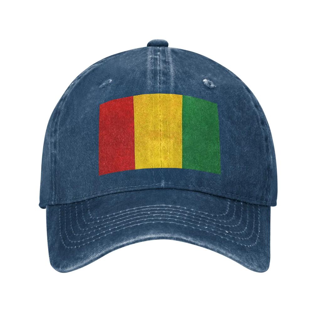 Jamaican Reggae Rasta Lion Jamaica Flag Washed Denim Cap Casual Baseball Caps Adjustable Hat Summer Unisex Baseball Hats