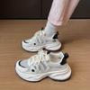 New Dad's Shoes Women's Breathable Mesh Shoes Chunky Sneakers Hollow Out Women's Vulcanize Shoes Casual Sneakers