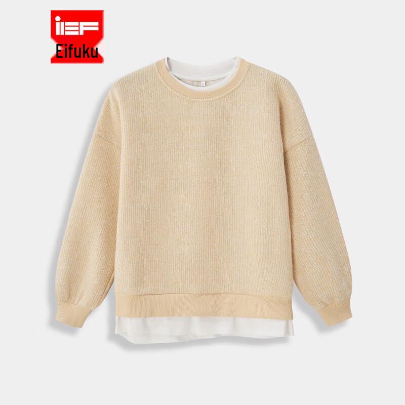 

Женский свитшот в корейском стиле с вставками IEF One Size