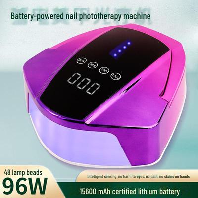 96W Rechargeable Nail Light Therapy Machine for High-Power Gel Drying