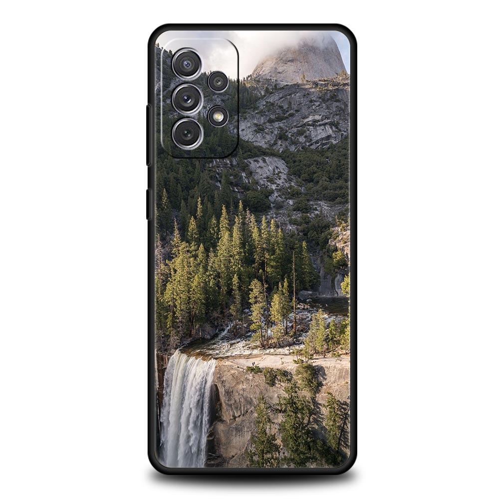 Phone Case For Samsung Galaxy A13 A51 A71 A41 A31 A21S A11 A03S A12 A32 A52 A23 A33 A53 A73 5G Cover Forest Beach Sunrise Nature