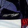 Racing Letter Flag Car Styling Decorative Sticker Reflective Motorcycle Decal