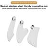 Stainless Steel Guasha Scraper With Pu Leather Bag Metal Spatula Facial Massager Beauty Facial Skin Care Tools Guasha Board