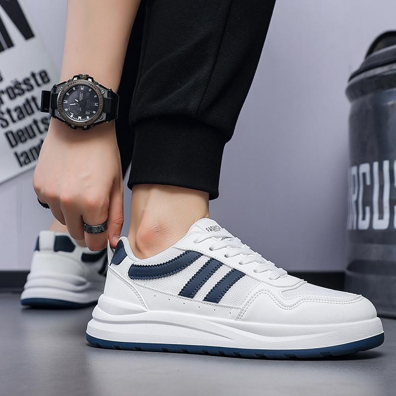 Menns Fritidsmote Fire Sesonger Studenter Komfortable Joggesko Gutter Trendy Myk Såle Pustende Sko