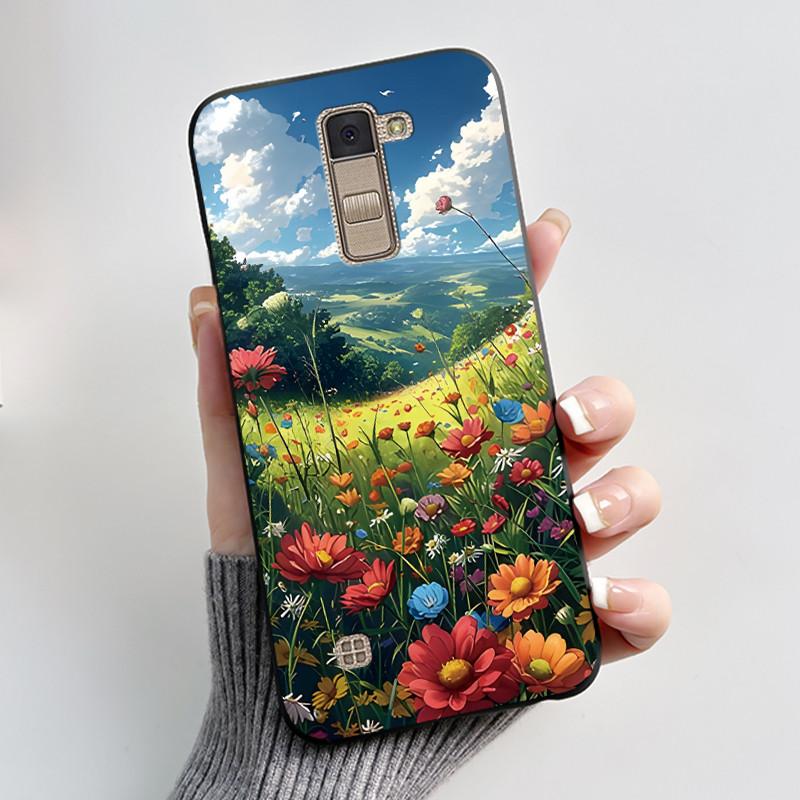 

Casing For LG K10 2016 Super-Thin Slim Case Shockproof Bumper Luxury Cute Cool Boys Girls Black Matte Soft Silicone Back Cover LG K10 2016