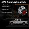 1 adet x Toyota 4Runner T100 Hilux Pickup Toyota VAN B006 için Manuel Tekerlek Kilitleme Göbekleri 43509-35030 4350935030 çinko alaşımı