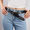 Elegant Waist Band Retro Punk Waistband PU Leather Belt Waist Ornament for Fashion Forward Individual Essential