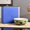 European  Plant Pattern Relief Eco-Friendly Customized Bone China 6.75inch Bowl Set