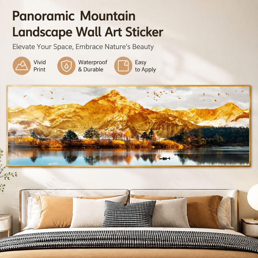 Mountain Landscape Bedside Decorative Paintings for Bedroom Living Room Bedside Background Wall