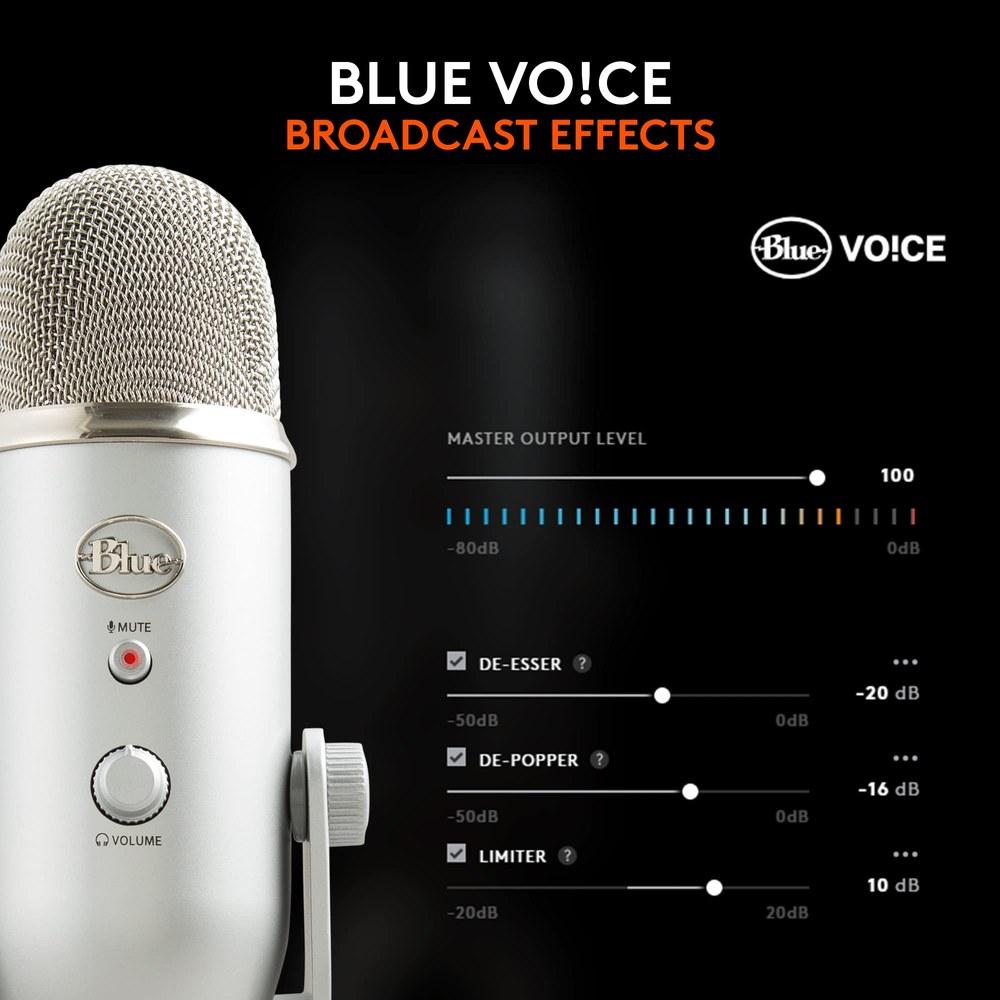 Blue Microphones Yeti USB Microphone Silver 1950