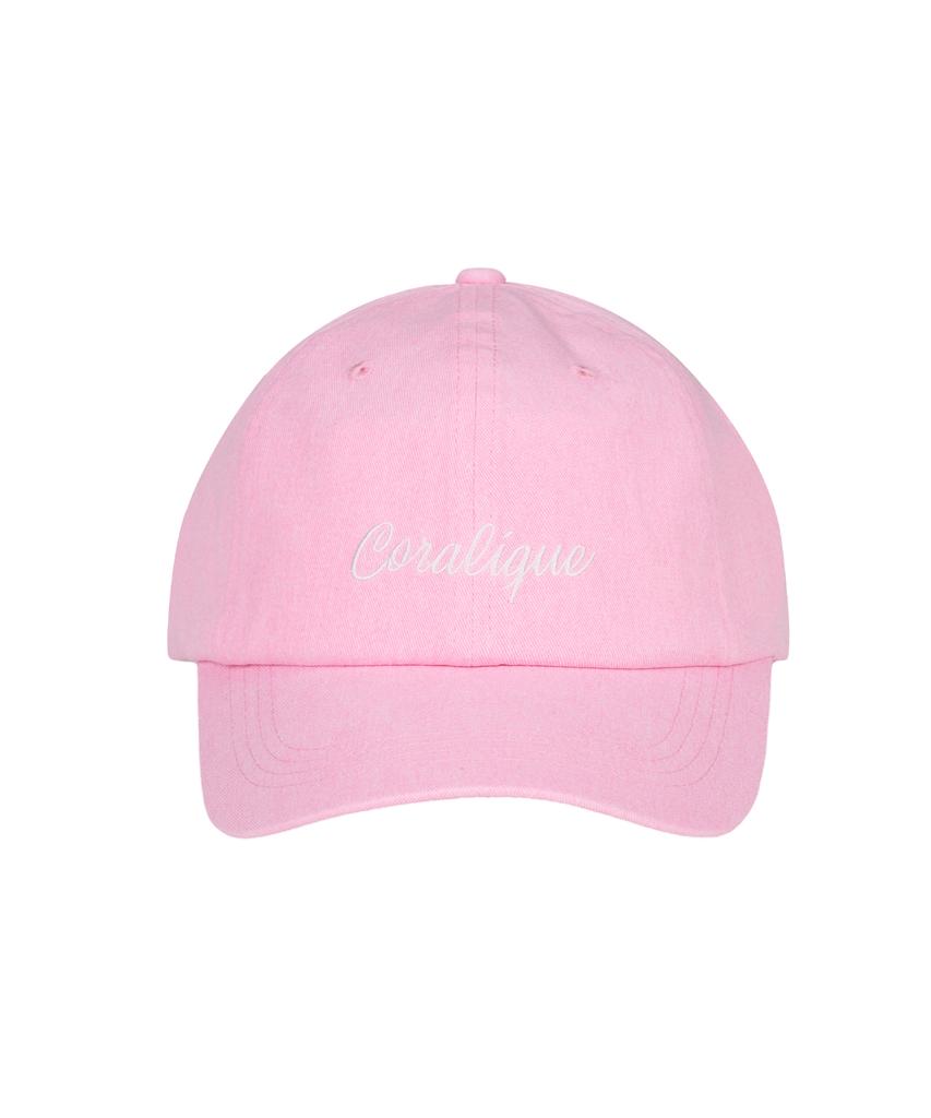 Kolallikeu Signature Pigment Ball Cap Pink