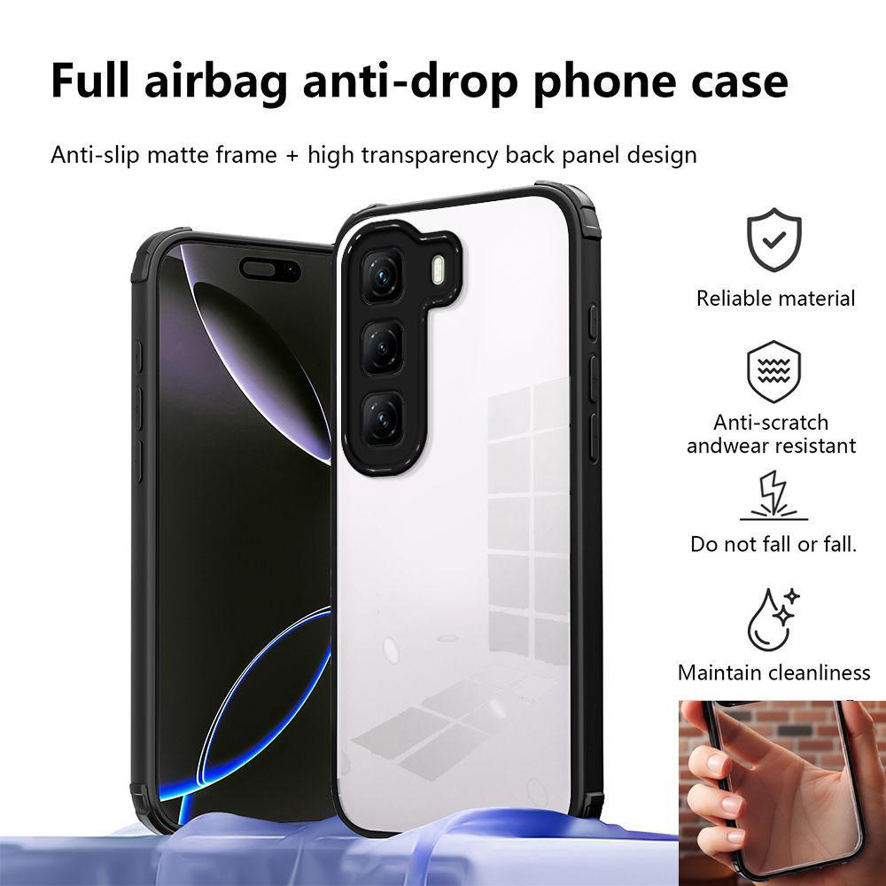 

Чехол для Infinix Hot 60 Pro+ Чехол для телефона Infinix Hot 60 Pro Hot 60 60i 4G Защита от падений Ударопрочный Жесткая акриловая задняя крышка Infinix hot 60i