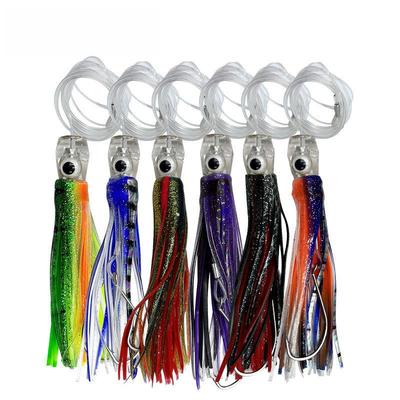 Leisure Guest Soft Bait 16cm/25cm for Trolling Boat Fishing - Tuna, Squid, Octopus Lure with Hook