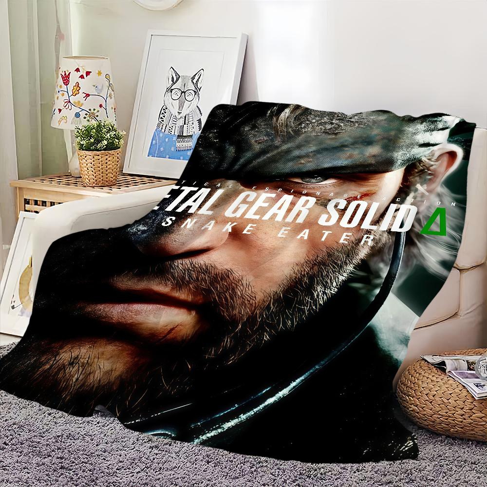 M-Metal G-Gear S-Solid Delta Snake Eater Flannel Warm Comfort Soft Plush Blanket For Picnic Beds Sofas Homes And Bedrooms