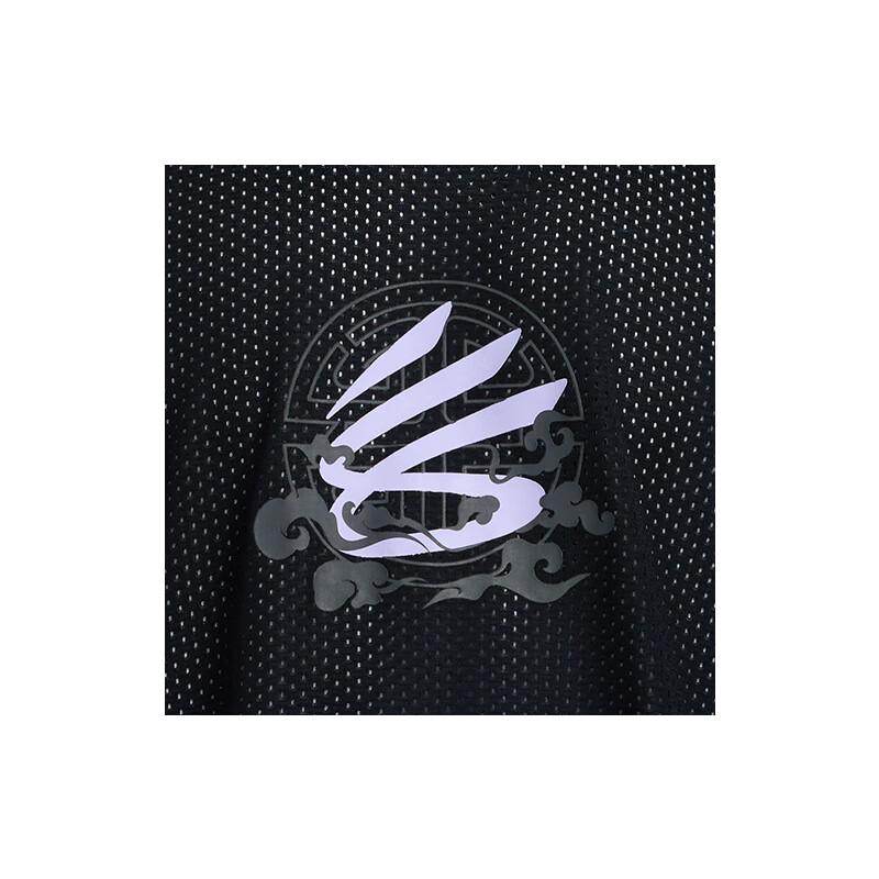 Under Armour Curry China Tour Series Mesh Basketball Sports Breathable Sleeveless Vest Men tops Black 6001844-001