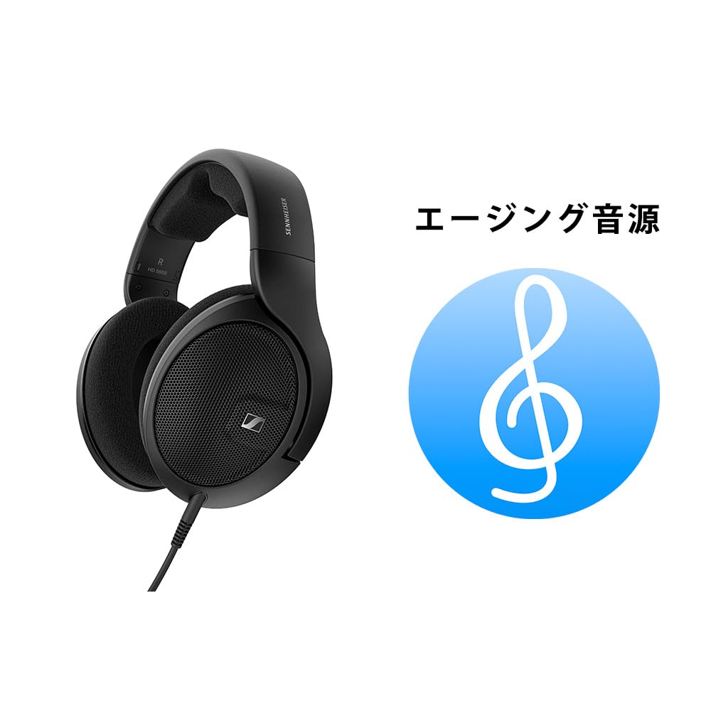 Sennheiser HD 560S Wired Headphones with Aging Sound Dynamic Manufactured Module, Open-Back, Drivers, In-house