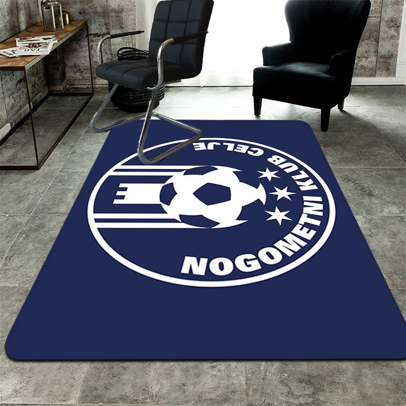 NK Publikum Celje Pattern Rug Floor Mat for Living Room or Bedroom Soft and Comfortable Carpet a Gift for Birthday and Holiday.