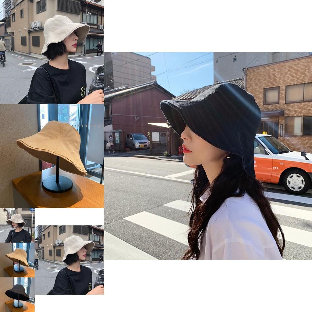 Chic Beige Fisherman Hat With Wide Brim Perfect For Summer Sunshade And Sun Protection