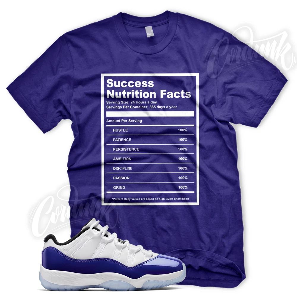 Concord SUCCESS FACTS Sneaker T Shirt for J1 11 Retro XI Concord Sketch L