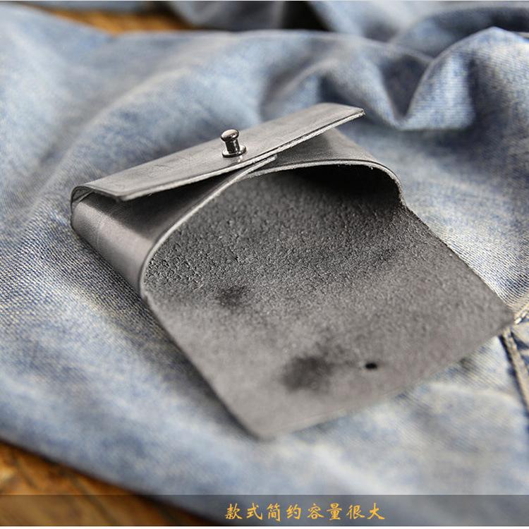 Vintage Envelope Style Sleeve Coin Purs  Purse with Coin Purse  Leather Coin Purse