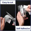1.5"x39.3" Adhesive Mirror Sticker Roll Mosaic Tiles for Wall Furniture Decor DIY Reflective Glass Strip Home Renovation Crafts